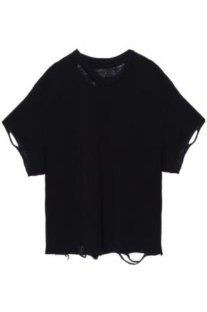 Cropped t-shirt with holes, zdjęcie 1 Cropped t-shirt with holes od Amiri